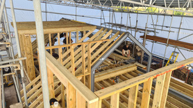 double dormer loft conversion/heavy steel and formwork Project image