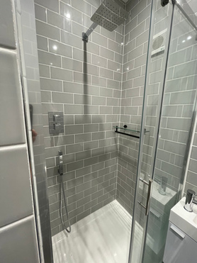 Small shower room installation Project image