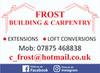 Logo of Frost Building and Carpentry