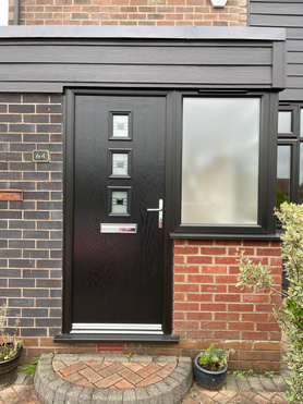 Full House of Black Windows, Composite Doors and Cladding Project image