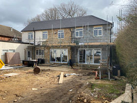 double storey side extension with porch Project image