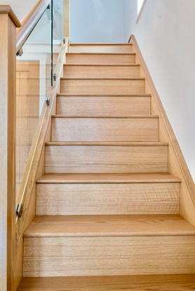 Oak and Glass Staircase Renovation in Audenshaw, Manchester Project image