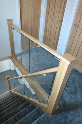 Oak and Glass Staircase Renovation, Swinton, Manchester Project image