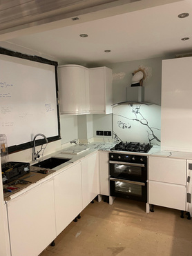 New fully Refurb kitchen install   New wiring/paining/Lvt flooring  Project image