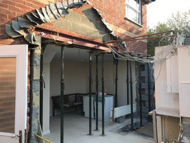 Single Storey Extension with a roof lantern, new kitchen and bi-fold doors Project image
