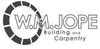 Logo of WM Jope building and landscaping