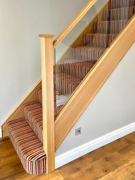 Oak and Glass Staircase Renovation Macclesfield, Cheshire Project image