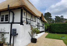 Full rebuild of fire damaged thatched dwelling roof Project image